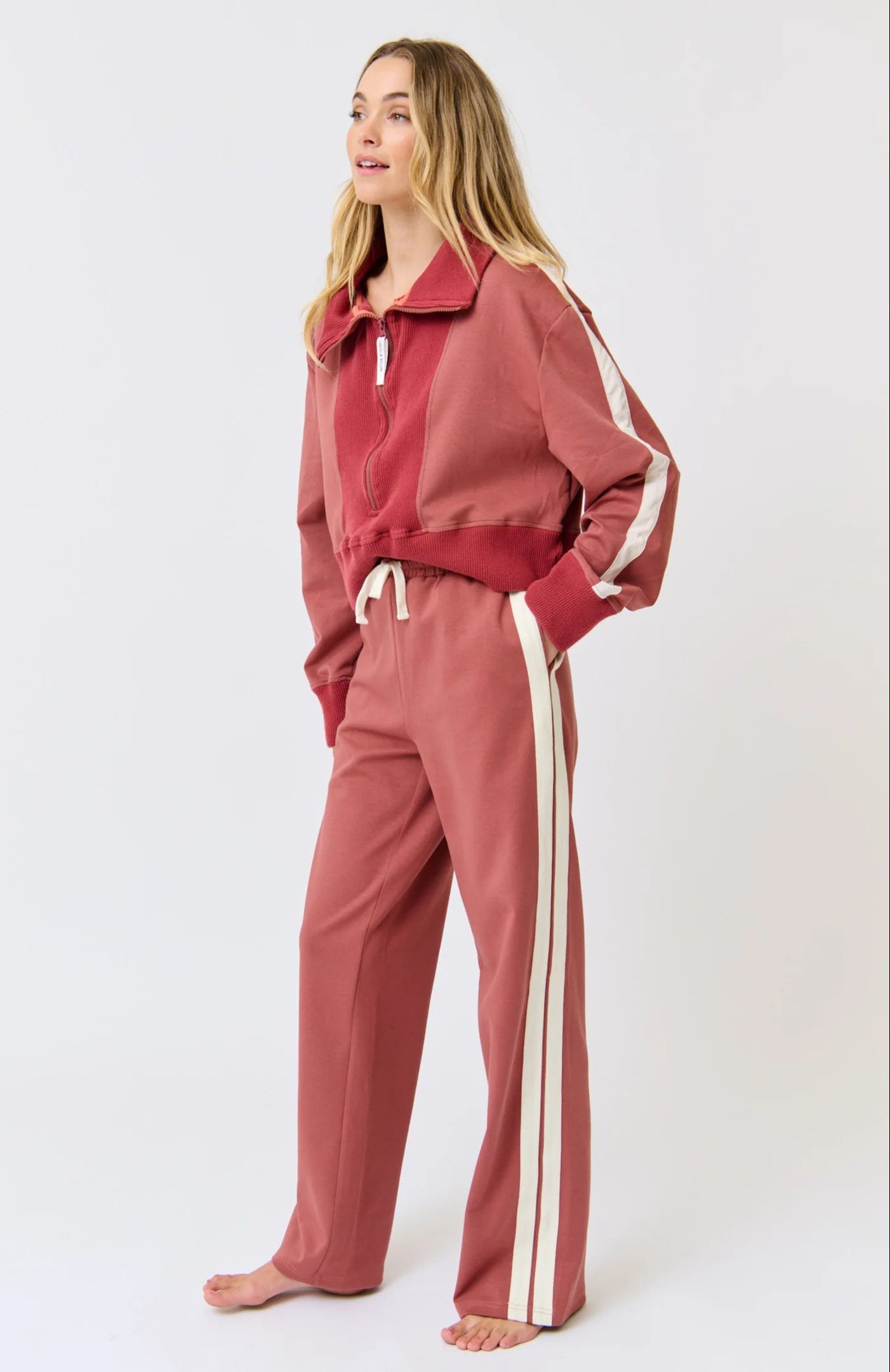 Cartel & Willow Annie half zip sweater