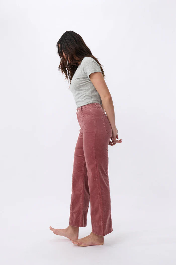 Charlie cord pant in pink