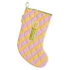 Christmas stocking mauve by sage and clare