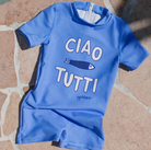 Ciao Tutti Pesci One Piece Swim - Pool Blue | Golden Children