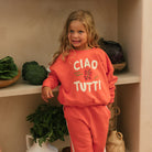 Ciao tutti sweater napoli red by Golden Children 