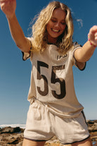 Club 55 Tee - Cocoa by Indigo & Wolfe 