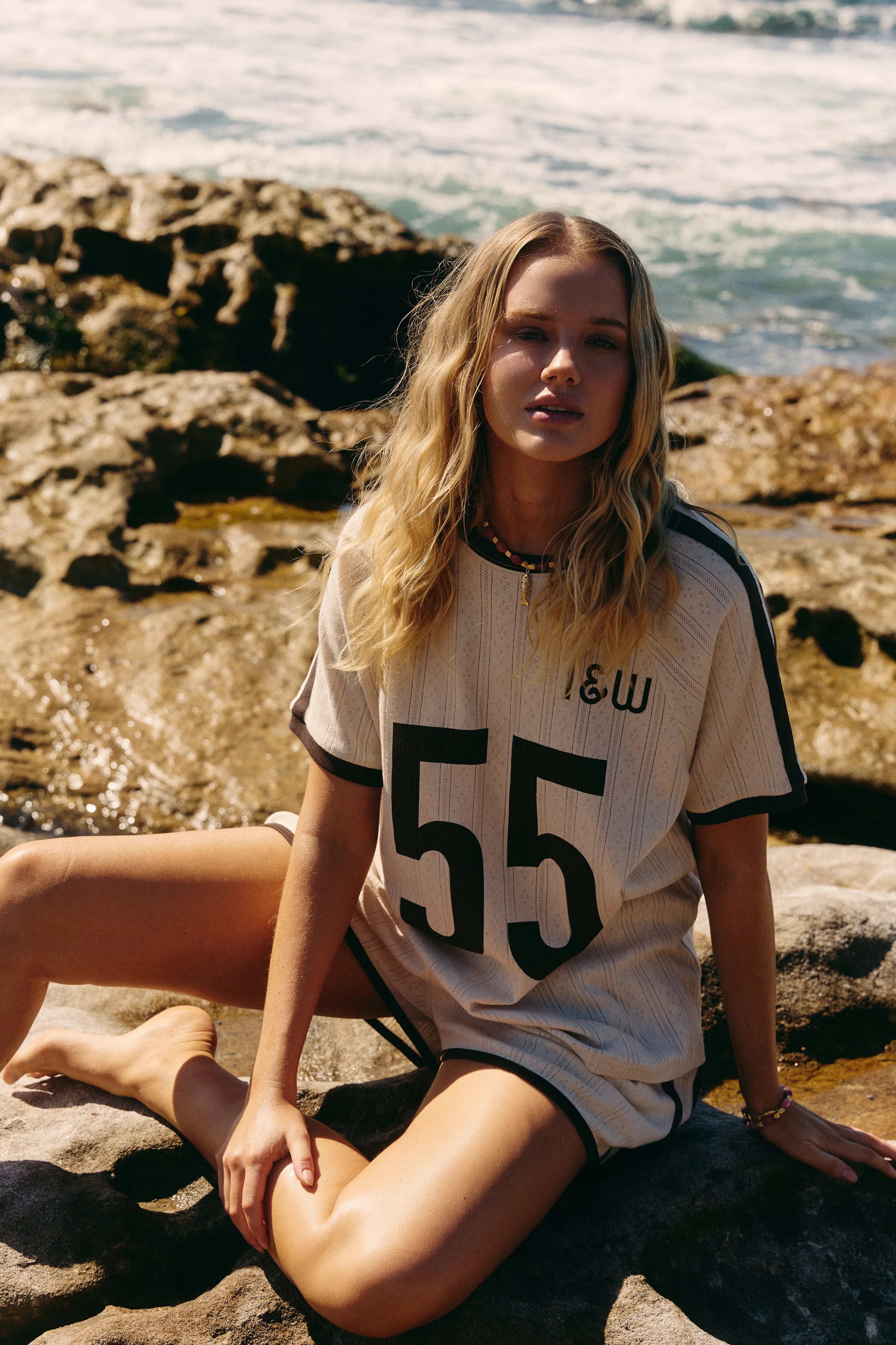 Club 55 Tee - Cocoa by Indigo & Wolfe 