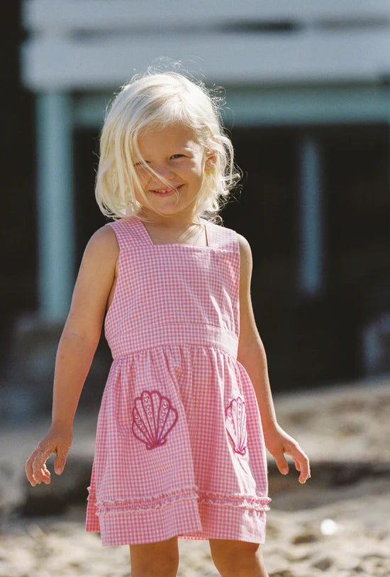 Coco Dress – Strawberry Gingham by Juni