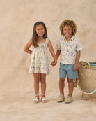Rylee Cru Ocean Toile print