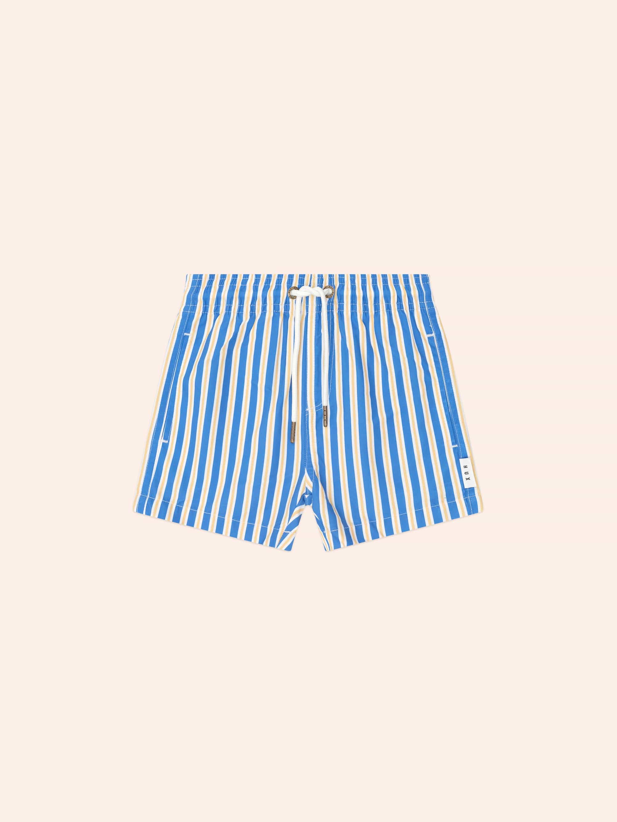 Collegiate Stripe Boardshort | Huxbaby