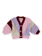 Colour Block Knit Cardigan Flat Lay | Goldie + Ace