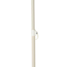 Beach umbrella pole with easy click