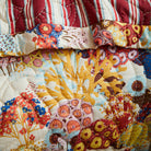 Sage & Clare Cora bedcover showing both sides of reversible design
