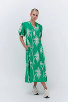 Courtney Dress in Apple Green by Kireina