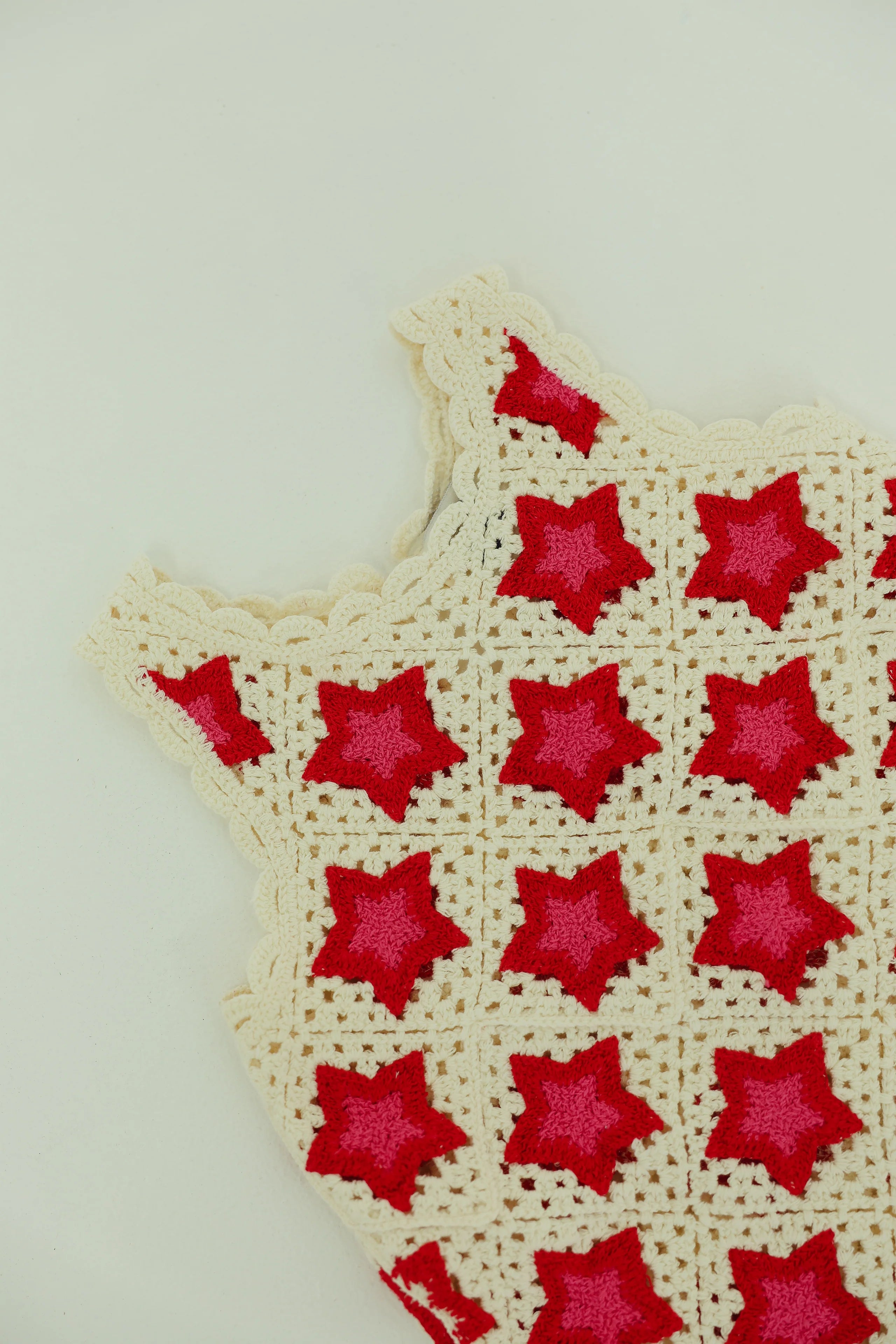 fabric details of Crochet Star Dress by By Billie