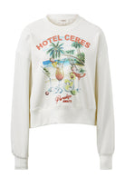 Cropped Slouchy Crew Hotel Ceres Print by Ceres Life