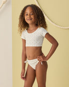 Cropped Rashguard Set Green Fleur | Rylee + Cru