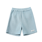 Cyriel Shorts - Steel Blue Striped | Donsje
