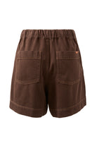 back view of Darcy Relaxed Everyday Short Chocolate by Ceres Life