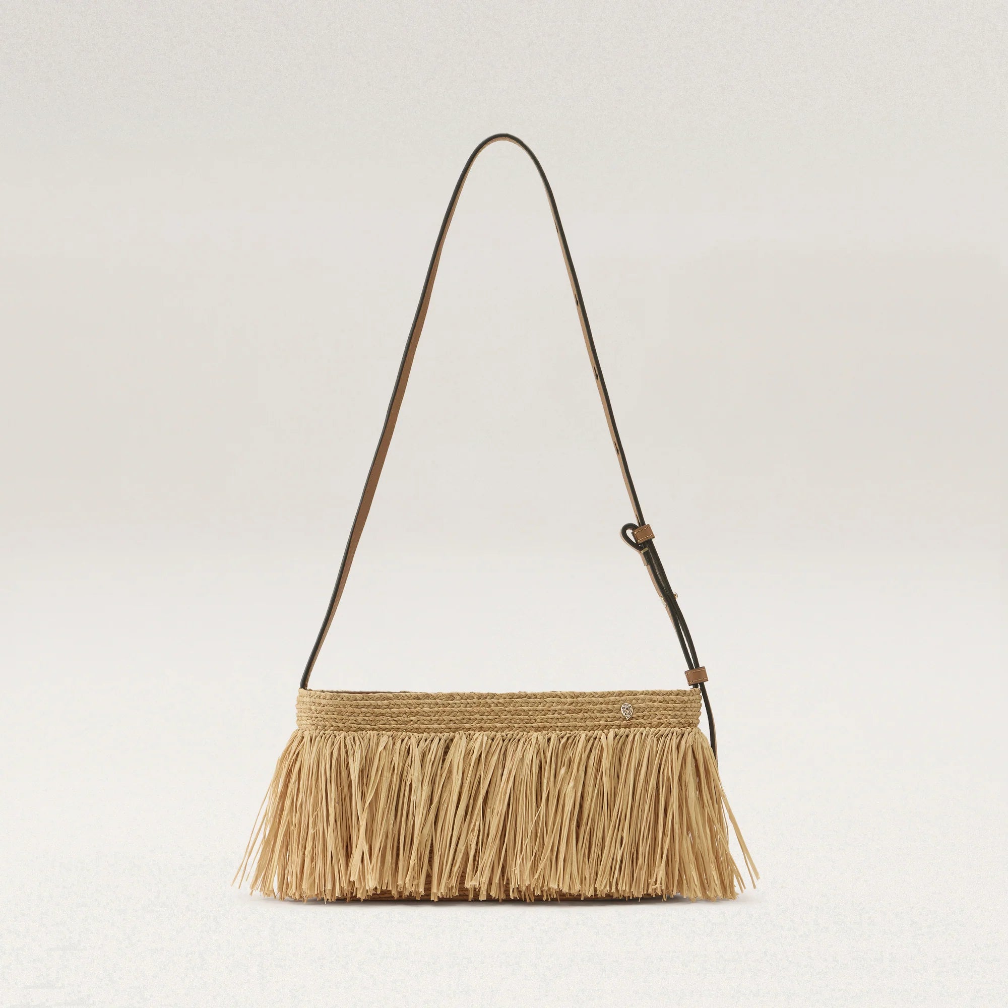 Dawn Raffia Fringe Crossbody by Helen Kaminski