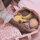 Dinkum Dolls Carry Cot Meadow print by Olli Ella