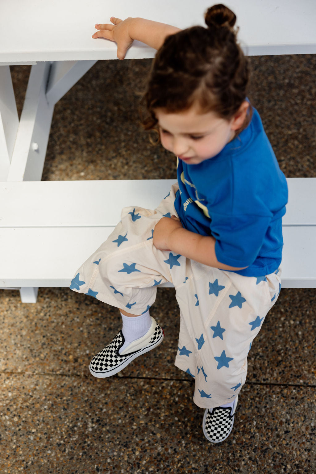 Child in the Dusty Star Pants | Sunday Siblings