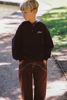 Dylan Barrel Leg Jean Cocoa by Juni