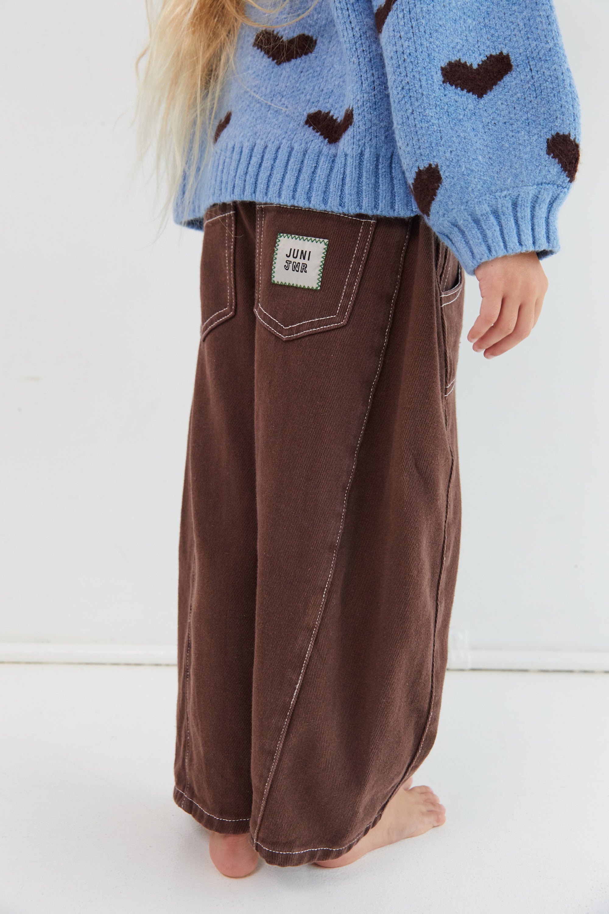 Dylan jeans cocoa barrel leg design functional pockets relaxed fit