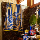 Eliza Bath Sheet - Ultramarine by Sage & Clare