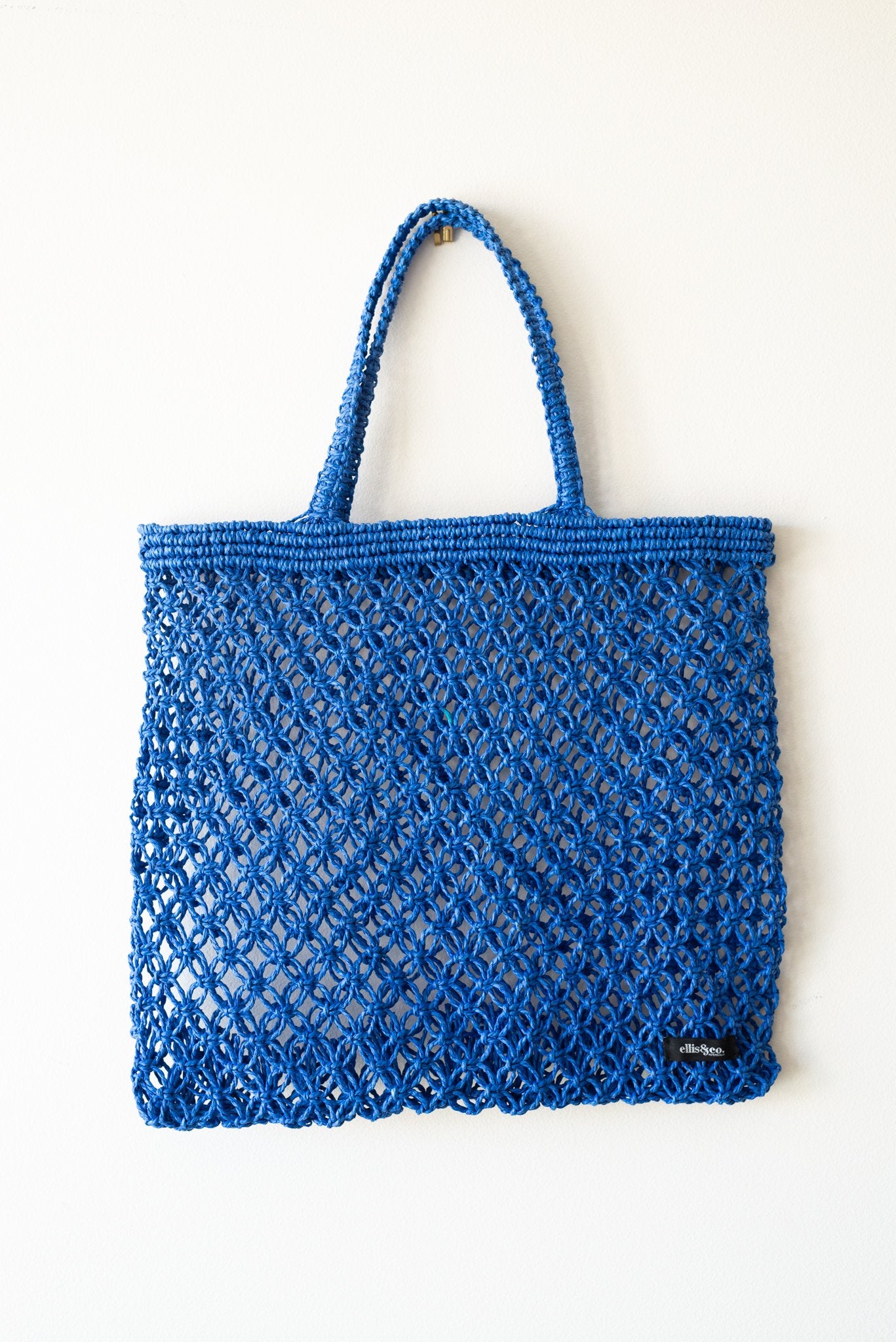 Ellis & Co shopper tote in blue colour