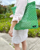 Ellis & Co shopper tote in green colour