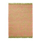 Elwa knotted rug in colour palm by sage and clare
