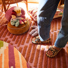 100% New Zealand wool knotted rug