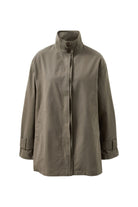 Estelle Funnel Neck Jacket - Moss by Ceres Life