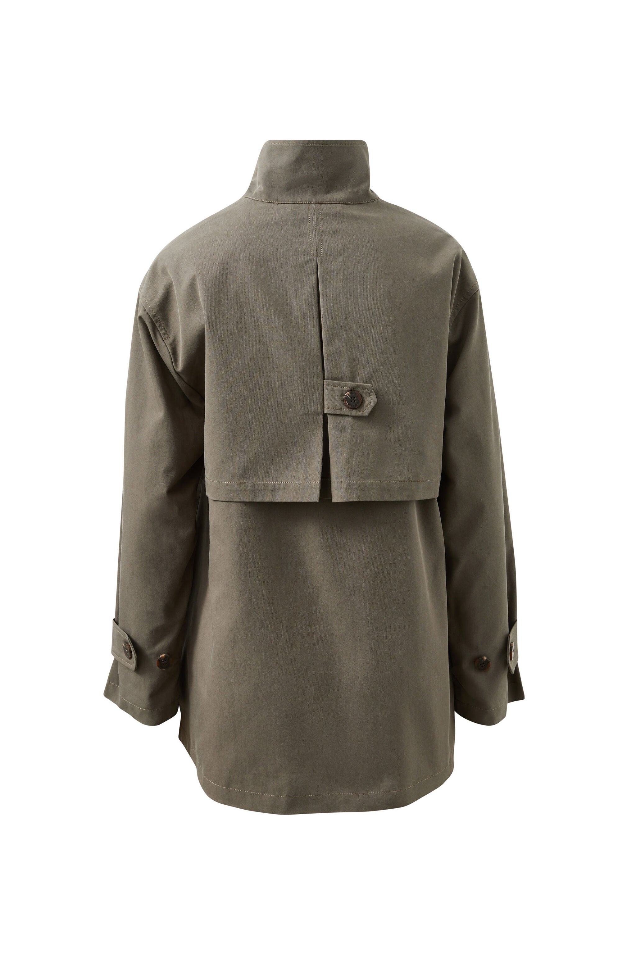 Estelle Funnel Neck Jacket - Moss by Ceres Life