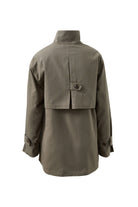 Estelle Funnel Neck Jacket - Moss by Ceres Life