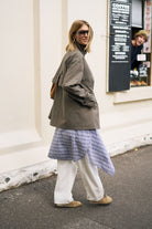 Estelle Funnel Neck Jacket - Moss by Ceres Life