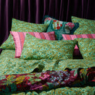 Evette cotton fitted sheet by Sage and Clare, paired with matching Sage and Clare bedding