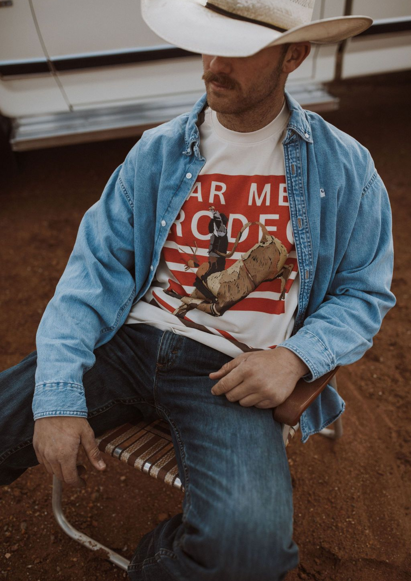 Fm Rodeo Box Tee by Far Mer by Whitney