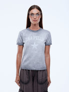 grey tshirt by Ena Pelly with star on front