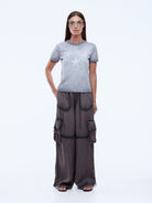 model wearing Fading Star Relaxed Baby Tee by Ena Pelly