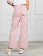 Farrah Rose Denim Jeans Pink by Zjoosh back view