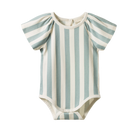Faye Bodysuit - Star Dew Stripe by Nature Baby