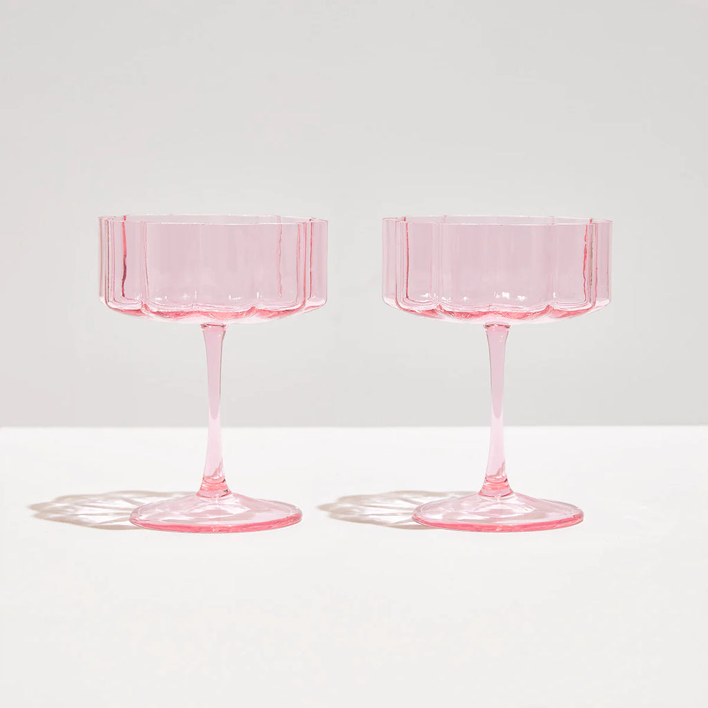 Fazeek Pink Coupe Champagne Glass