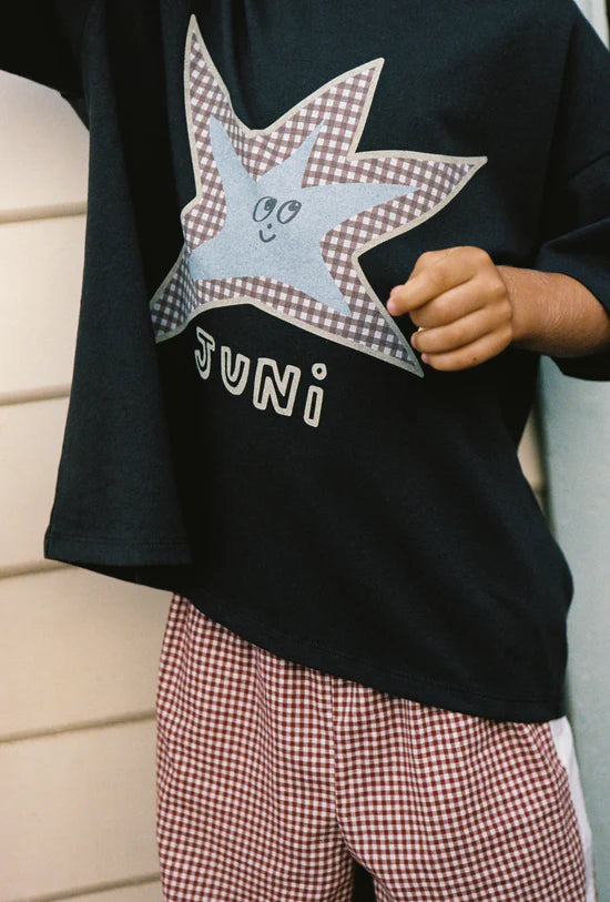 boy wearing Finn Tee by Juni