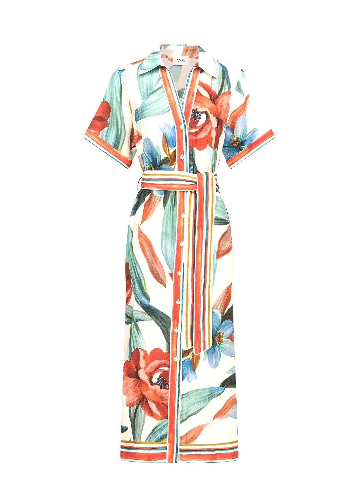 Fiorina print shirt dress