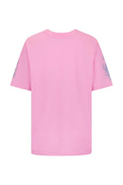 back view of the Flaming Hibiscus T-Shirt by Sea Street