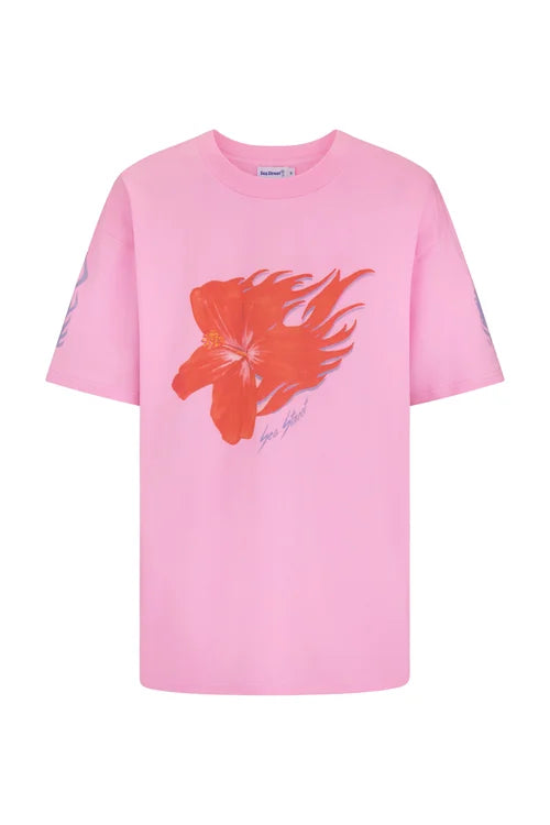 Flaming Hibiscus T-Shirt by Sea Street