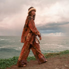wandering folk linen pants