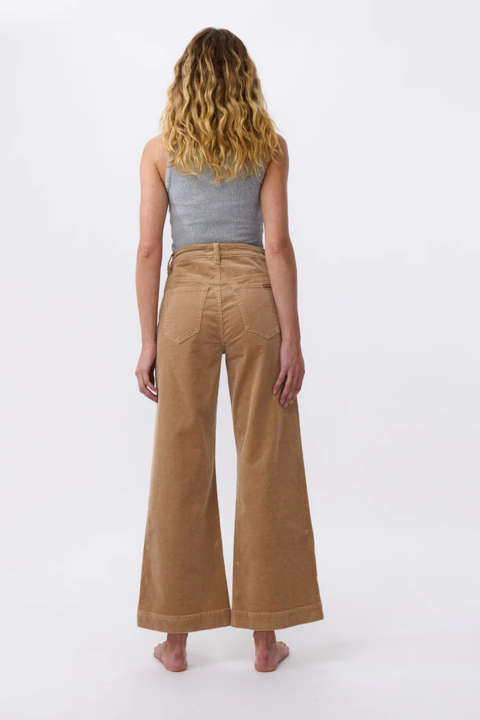 camel colour cord jean