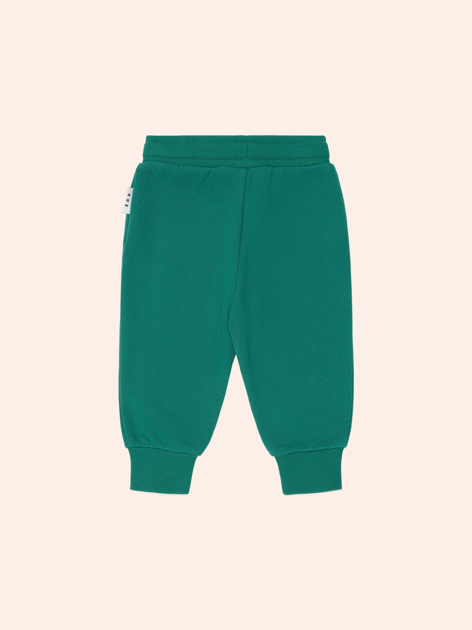 Back view of the Furry Huxbear Emerald Trackpant | Huxbaby