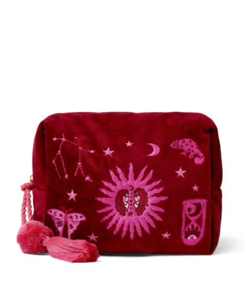 Gemini astrology cosmetic bag 