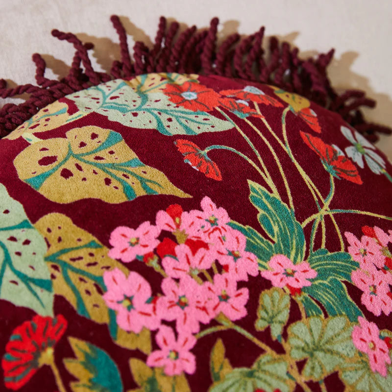 Genevieve Fringe Cushion by Sage & Clare
