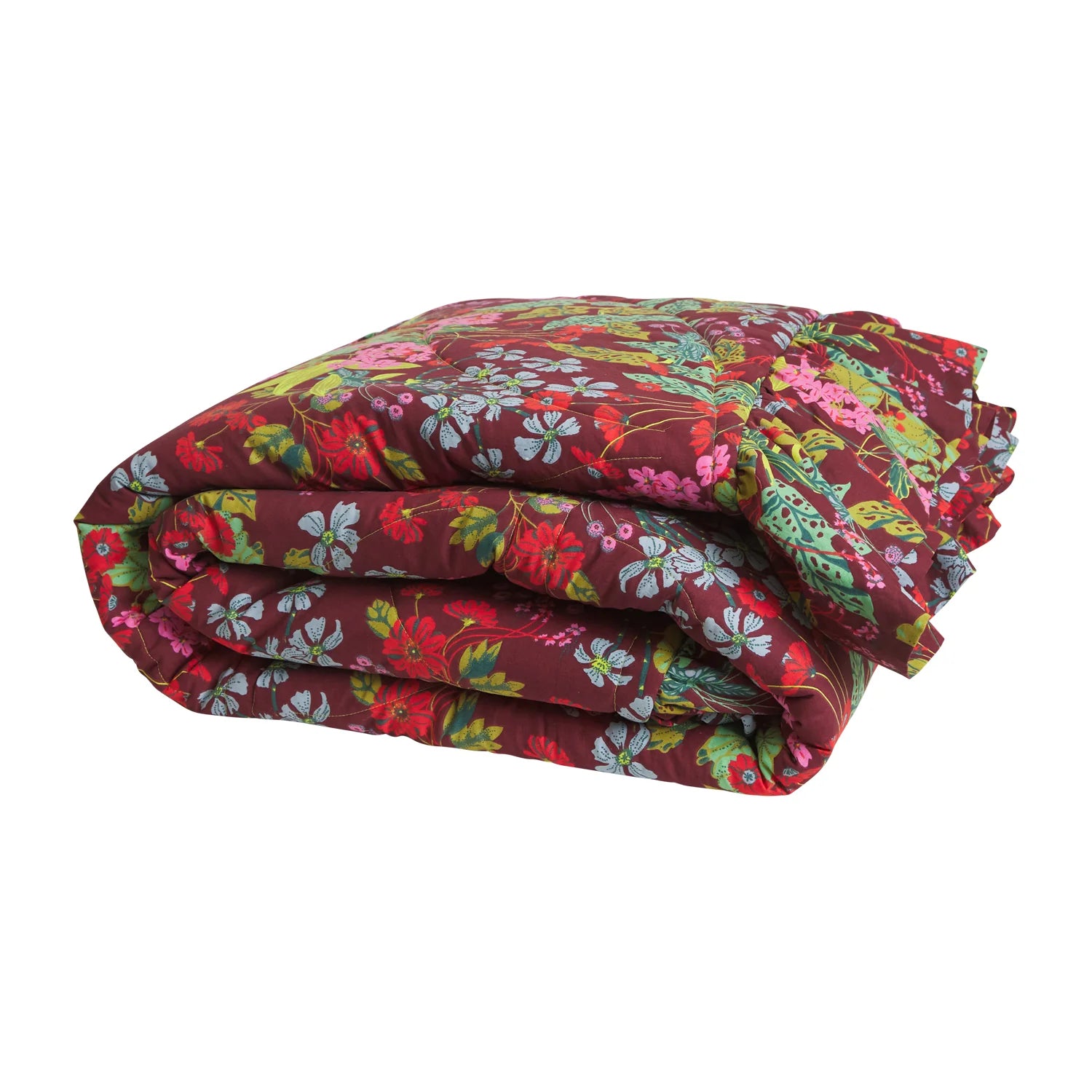 reversible Genevieve Ruffle Bedcover by Sage & Clare
